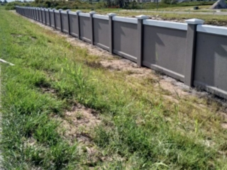 gray-precast-concrete-walls-residential-community gray precast concrete walls residential community