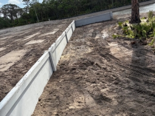 large-scale-precast-retaining-wall-project-florida large scale precast retaining wall project Florida