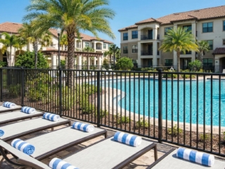 black-aluminum-fence-apartment-pool-florida black aluminum fence apartment pool Bradenton Florida