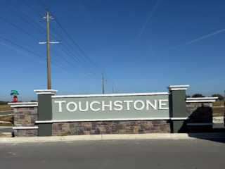 precast-concrete-monument-sign-touchstone-florida Contemporary sage precast concrete monument sign for Touchstone community Florida